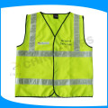 reflective apparel hi vis waistcoat for security purpose in dangerous working environment